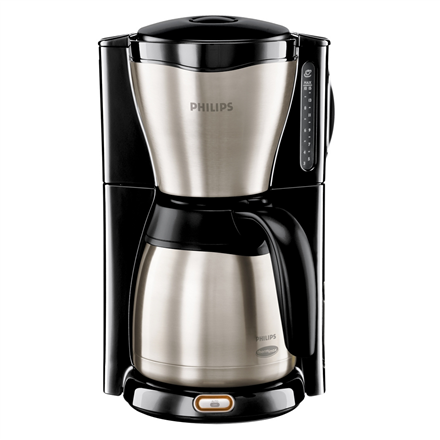 Philips - Coffee Maker - HD7546/20 - Drip - 1000 W - Black/Metal