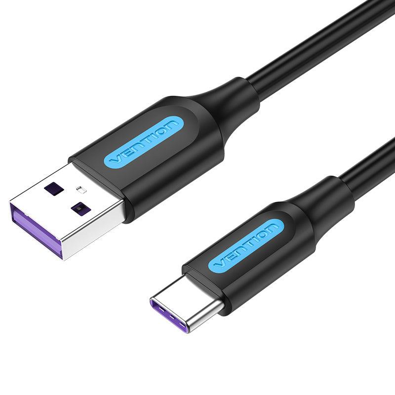 CABLE USB-C TO USB2.0/2M BLACK CORBH VENTION