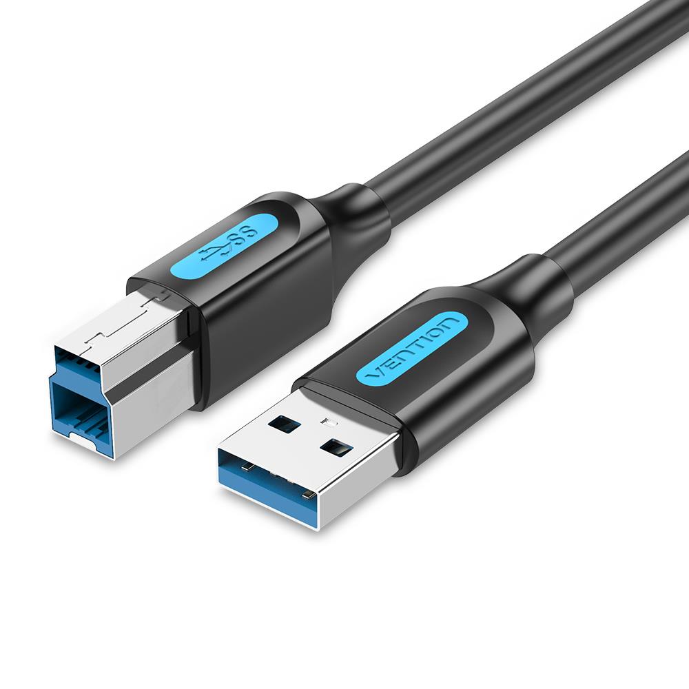 CABLE USB3.0 MALE TO MALE/3M BLACK COOBI VENTION