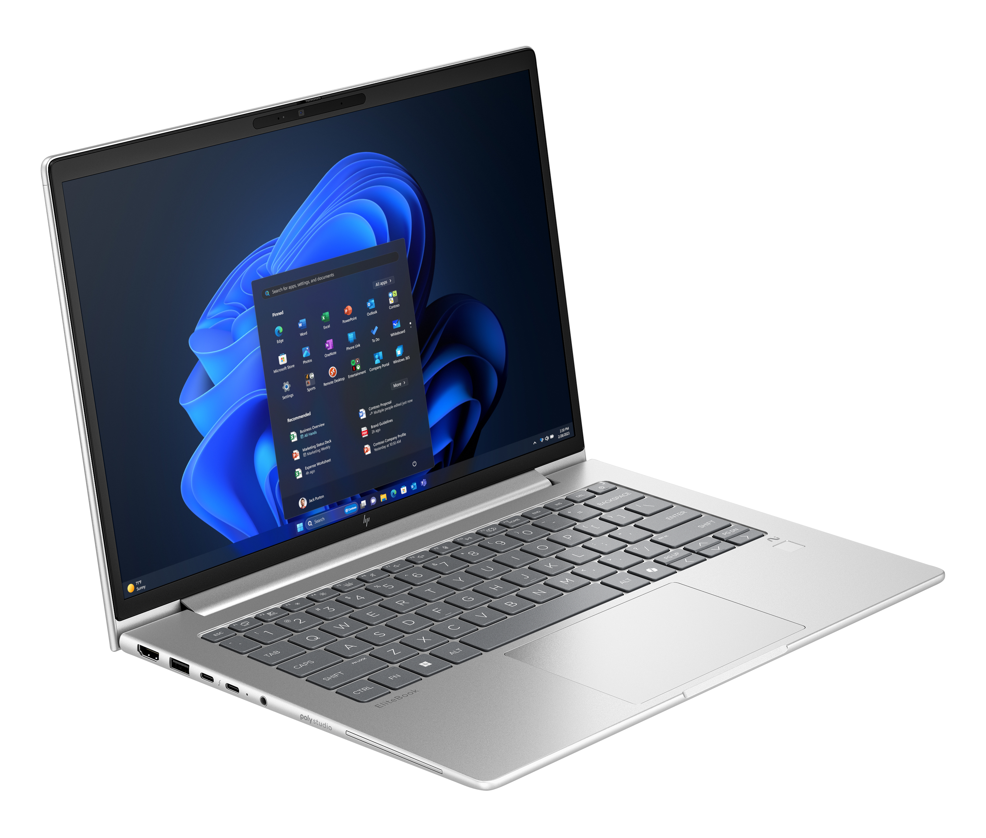 HP EliteBook 6 G1a AI 14 - Ryzen AI 5 340, 16GB, 512GB SSD, 14 WUXGA 300-nit AG, 5MP IR cam, WWAN-ready, Smartcard, FPR, US backlit keyboard, 56Wh, Win 11 Pro, 3 years