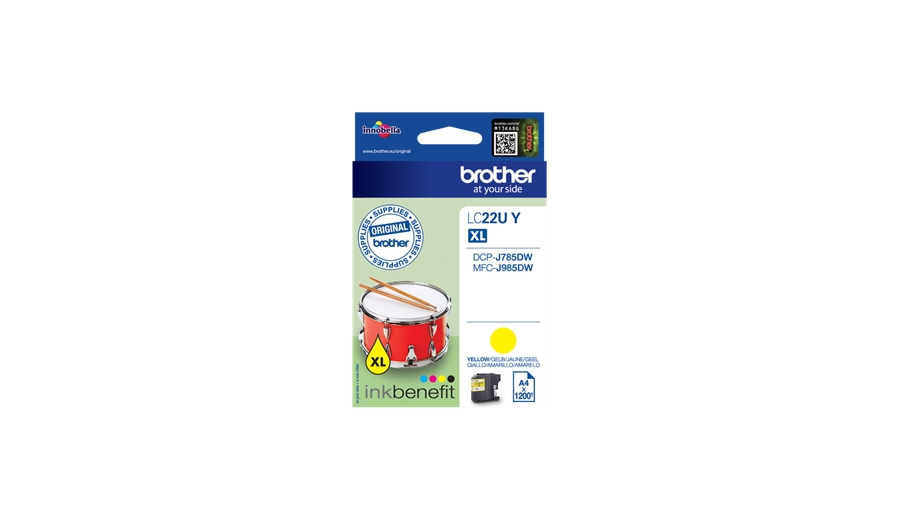 Brother LC-22UY - Ink Cartridge - Yellow
