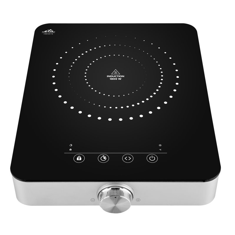 ETA - Hob - ETA011190000 - Table top - Number of burners/cooking zones 1 - Touch control - Black - Display