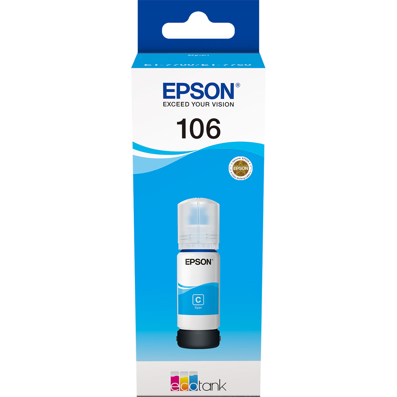 Epson Ecotank - 106 - Ink Bottle - Cyan