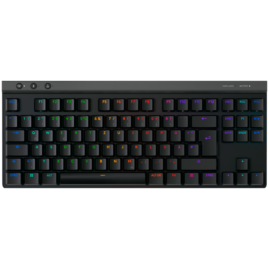 LOGITECH G515 LIGHTSPEED TKL Wireless Gaming Keyboard - BLACK - PAN - 2.4GHZ/BT - EMEA28i-935 - TACTILE
