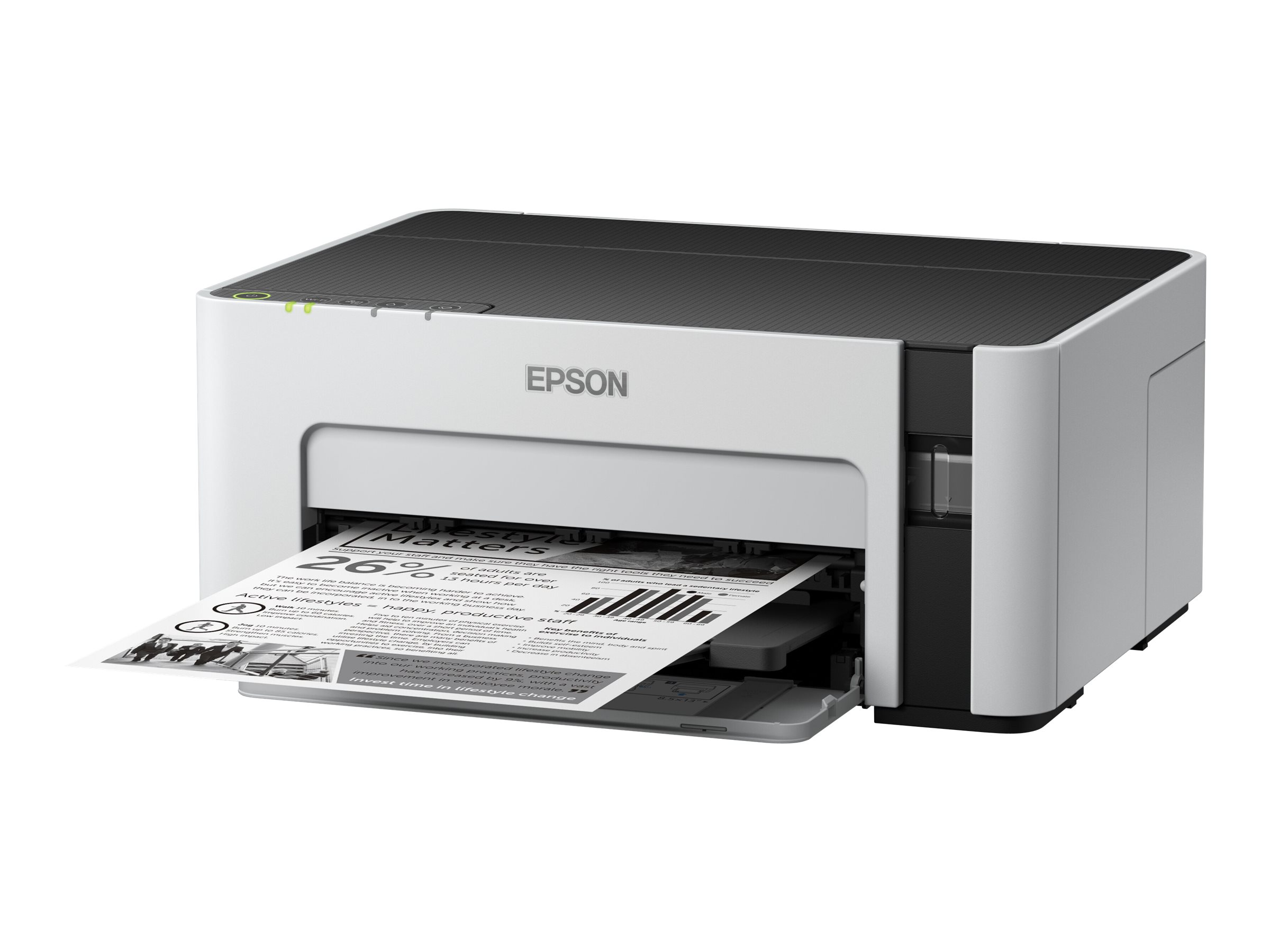 Epson - EcoTank M1120 - Inkjet - Mono - Standard - Wi-Fi - Grey