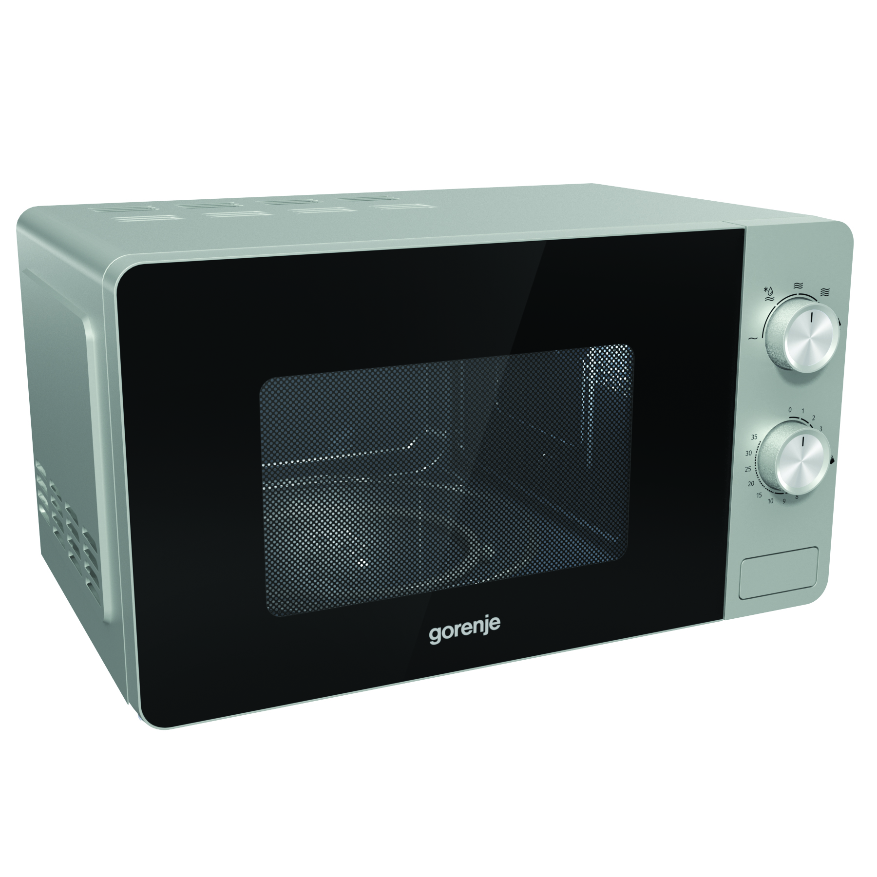 Gorenje - Microwave oven - MO17E1S - Free standing - 17 L - 700 W - Silver