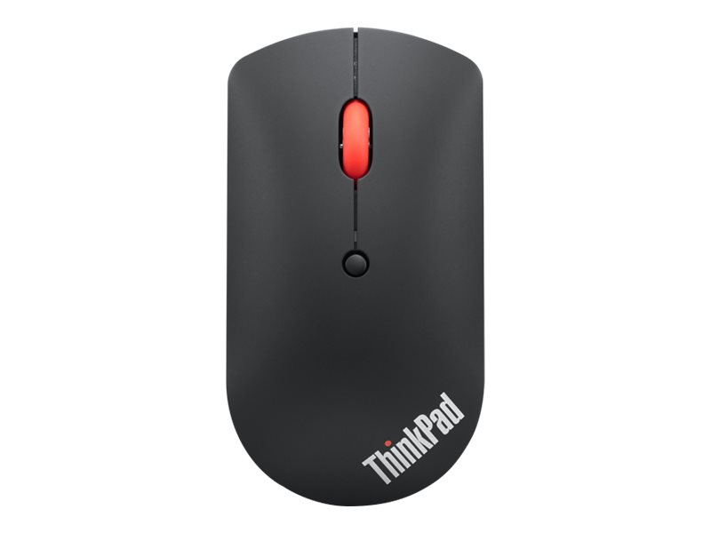 Lenovo - ThinkPad Bluetooth Silent Mouse - Wireless - Bluetooth 5.0 - Black - 1 year(s)