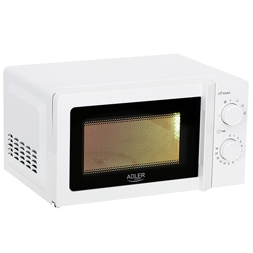Adler - Microwave Oven - AD 6205 - Free standing - 700 W - White