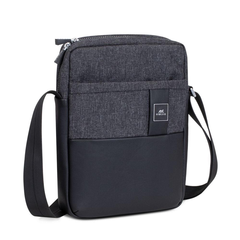 TABLET CASE CROSSBODY 11"/8811 BLACK MELANGE RIVACASE