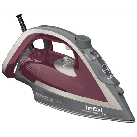 TEFAL - FV6870E0 - Steam Iron - 2800 W - Water tank capacity 270 ml - Continuous steam 40 g/min - Red/Grey