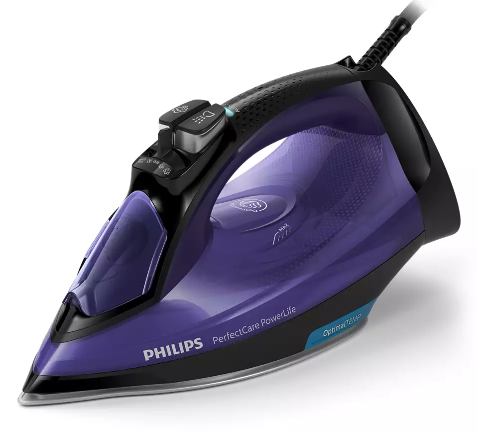 Philips - GC3925/30 - Steam Iron - 2500 W - Water tank capacity 300 ml - Continuous steam 45 g/min - Purple
