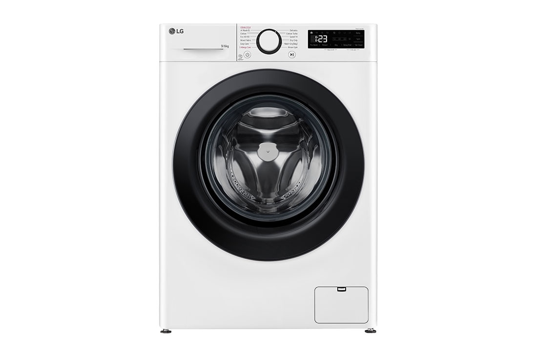 LG - Washing machine with dryer - F4DR509SBW - Energy efficiency class A - Front loading - Washing capacity 	9 kg - 1400 RPM - Depth 55 cm - Width 60 cm - Display - Rotary knob + LED - Drying system - Drying capacity 6 kg - Steam function - Direct drive |