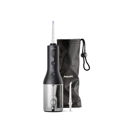 Philips - Oral Irrigator - HX3826/33 Sonicare Power Flosser - Cordless - 250 ml - Number of heads 1 - Black
