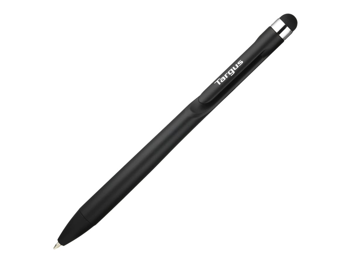 Targus - AntiMicrobial 2-in-1 Pen Stylus - AMM163AMGL - Black