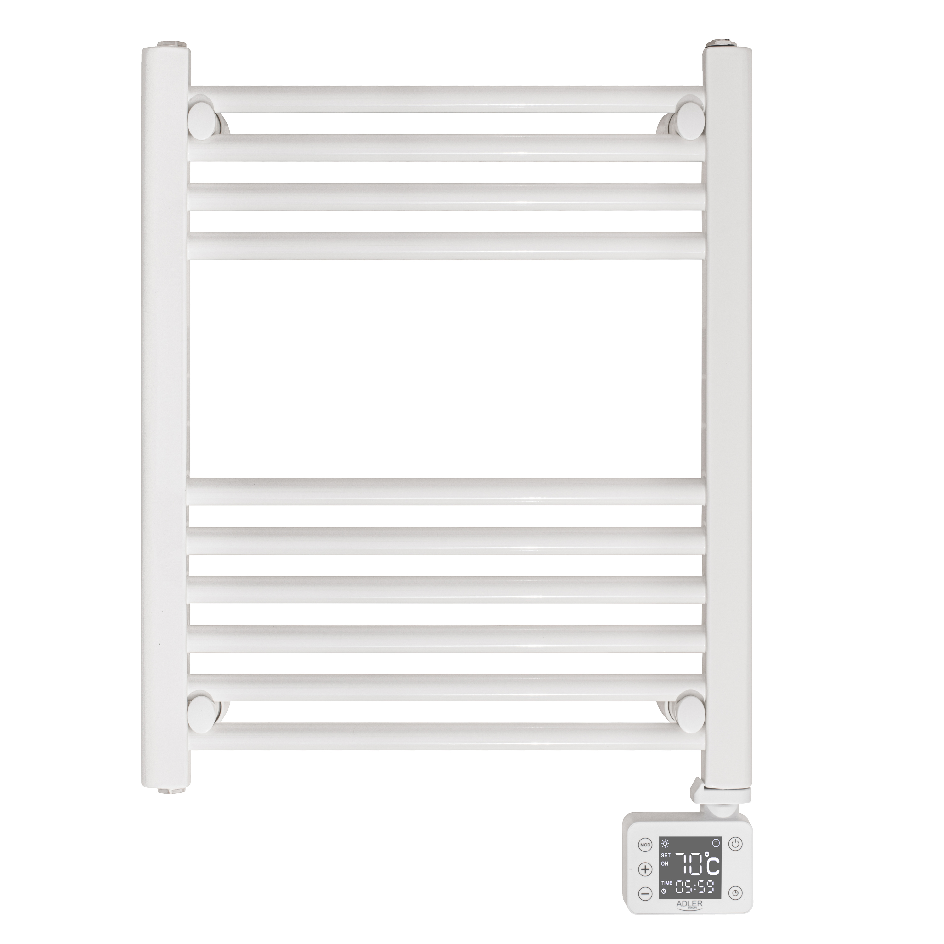 Adler LED Electric Bathroom Radiator - AD 7823 - Radiator - 400 W - White - IP24