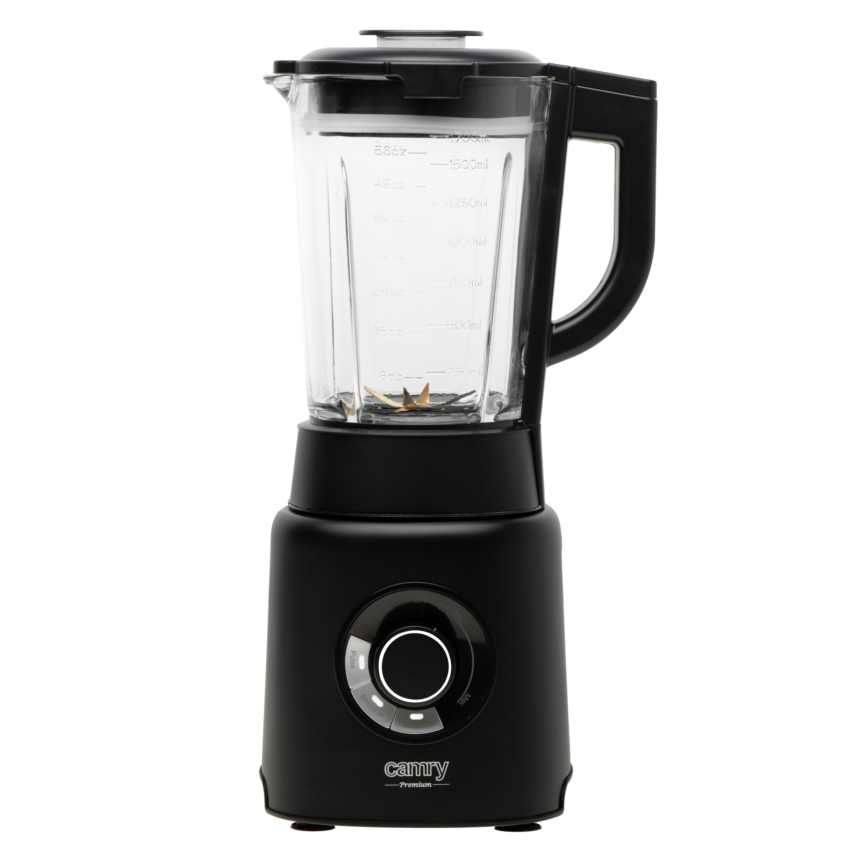 Camry - Blender - CR 4089 - Tabletop - 2000 W - Jar material Glass - Jar capacity 1.7 L - Ice crushing - Black
