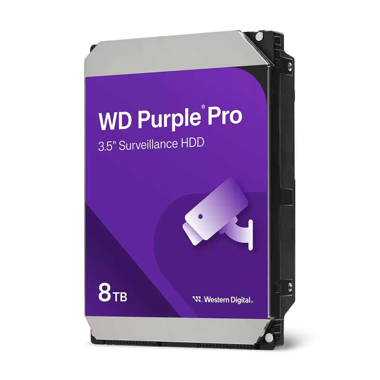 HDD|WESTERN DIGITAL|Purple|8TB|SATA 3.0|256 MB|7200 rpm|3,5"|WD8002PURP