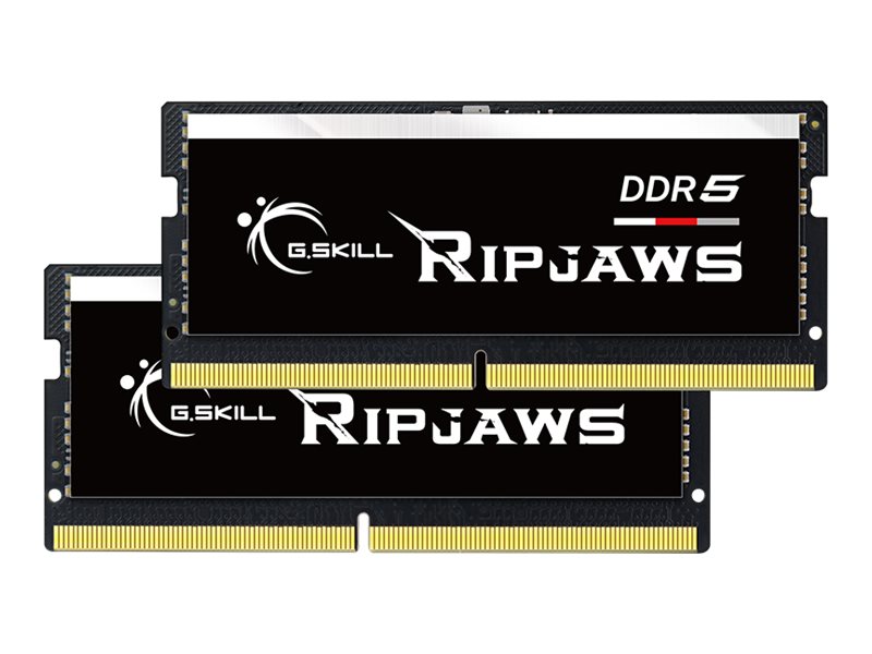 G.Skill Ripjaws laptop memory, SODIMM, DDR5, 32 GB, 4800 MHz, CL34 (F5-4800S3434A16GX2-RS) - G.Skill