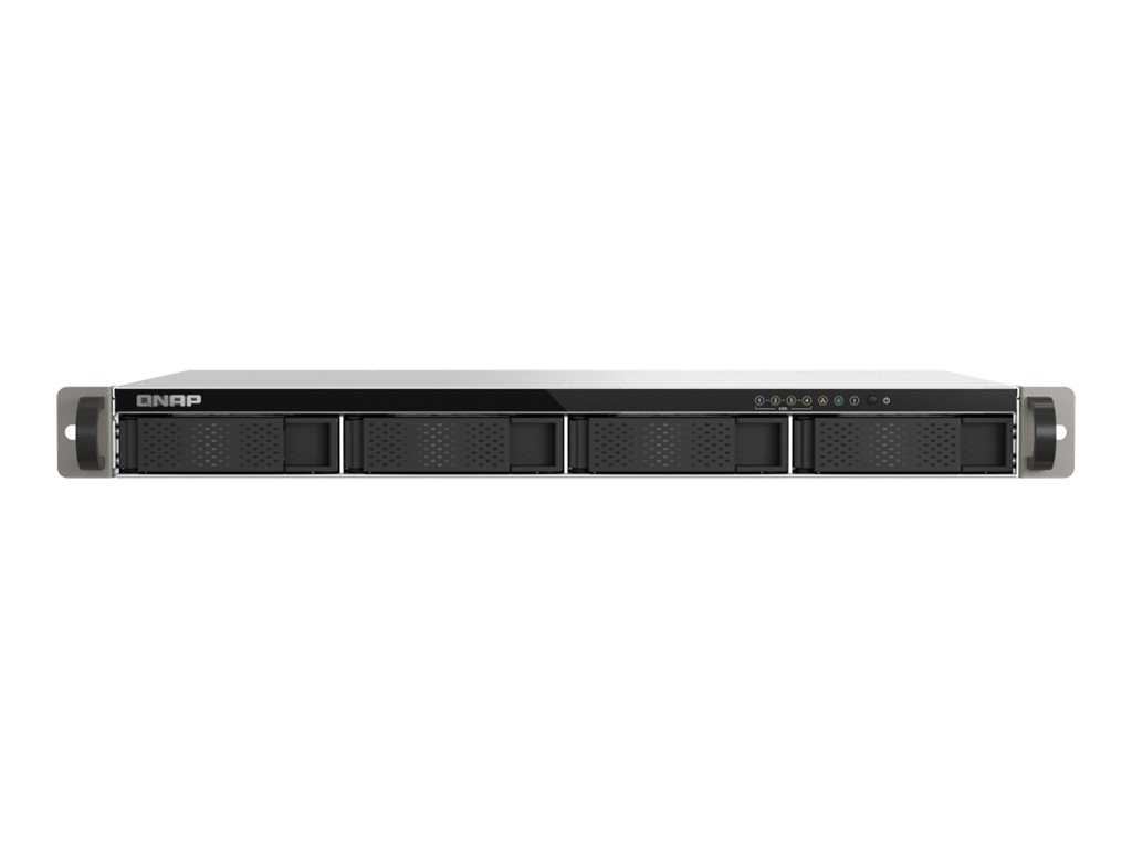 QNAP Compact 1U short-depth rackmount 2.5GbE NAS - TS-433eU - Cortex-A55 - 4 GB