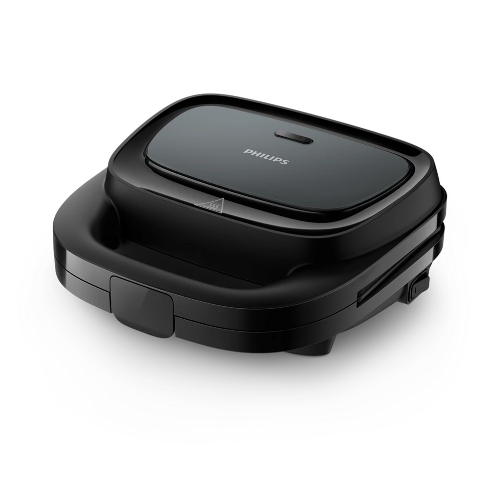 Philips Sandwich Maker - HD2331/90 3000 Series - 750 W - Number of plates 1 - Black