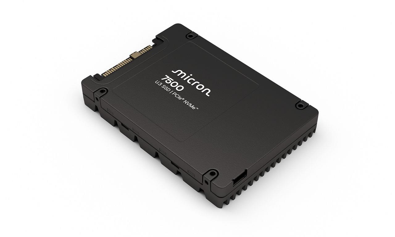 SSD|MICRON|SSD series 7500 MAX|1.6TB|NVMe|NAND flash technology 3D NAND|Write speed 2700 MBytes/sec|Read speed 6800 MBytes/sec|Form Factor U.3|TBW 4380 TB|MTBF 2000000 hours|MTFDKCC1T6TGQ-1BK1DABYYR