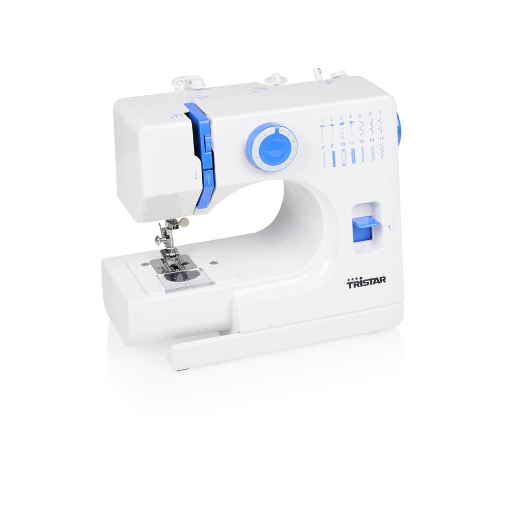 Tristar - Sewing machine - SM-6003 - Number of stitches 14 - Number of buttonholes 1 - White/Blue