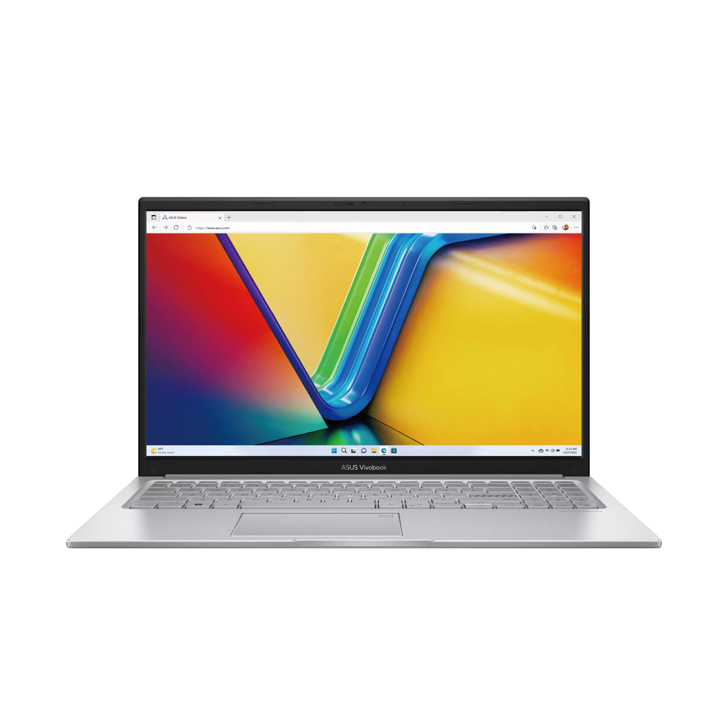 Asus - Vivobook 15 - Cool Silver - 15.6 " - IPS - FHD - 1920 x 1080 pixels - 60 Hz - Anti-glare - Intel Core Ultra 5 - 120U - 16 GB - DDR4 - Solid-state drive capacity 1000 GB - Intel Graphics - Windows 11 Home - 802.11ax - Bluetooth version 5.2 - Keyboar