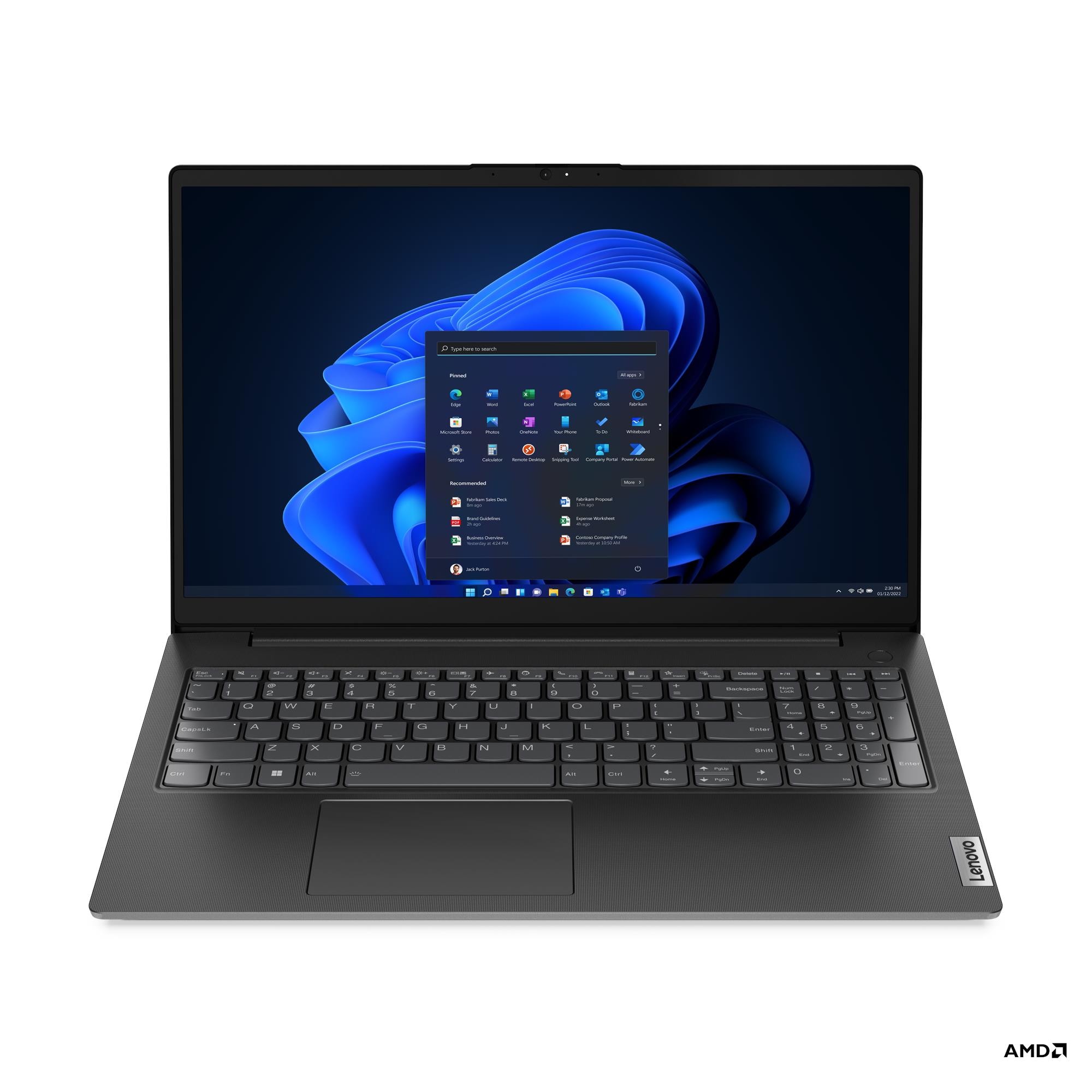 Lenovo Essential V15 G4 ABP - Business Black - 15.6 " - TN - FHD - 1920 x 1080 pixels - Anti-glare - AMD Ryzen 7 - 7730U - 16 GB - DR4 - 512 GB - AMD Radeon Graphics - Windows 11 Home - 802.11ax - 5.2 - English - Warranty 12 month(s) - Battery warranty 12