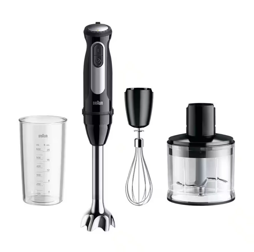 Braun Hand Blender - MQ55236M MultiQuick 5 Pro - Hand Blender - 750 W - Number of speeds 25 - Turbo mode - Black
