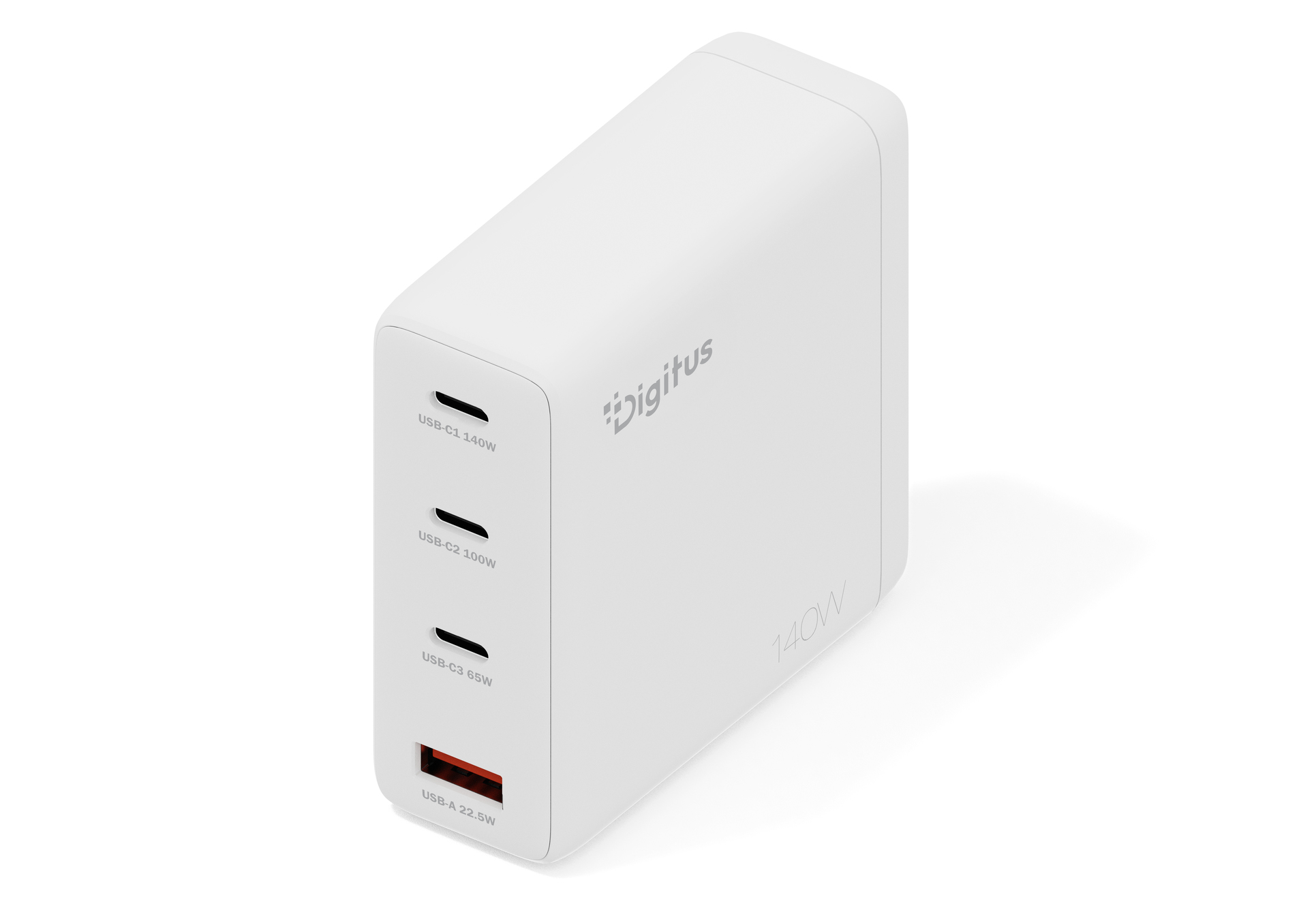 Digitus USB GaN Charger 140W, 3x USB-C, 1x USB-A - DA-10305
