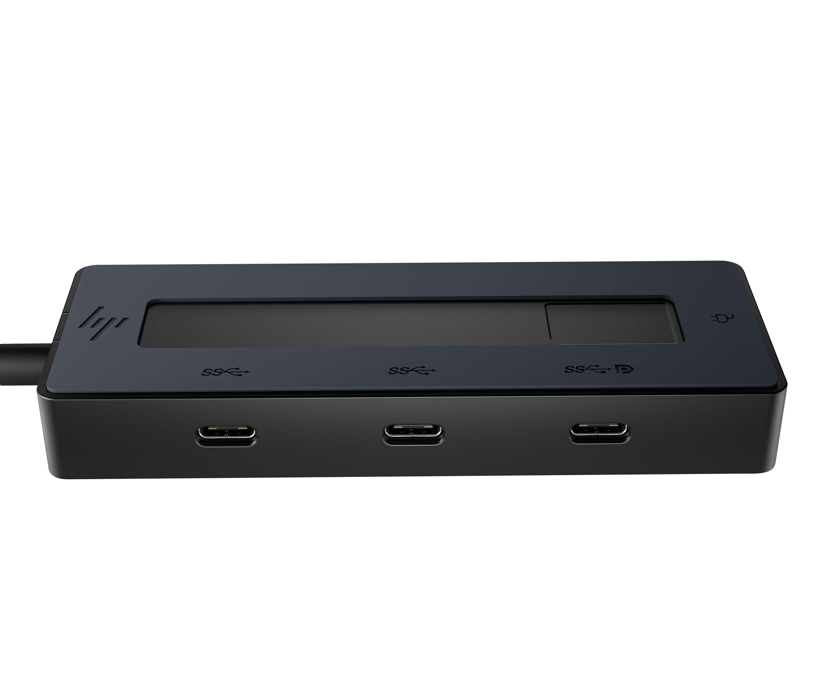 HP 4K USB-C Multiport Hub 65W - 1 x USB-C doubles as Displayport 1.4 (4K UHD 60Hz display support), 2 x USB-C, 1x USB-C(65W)