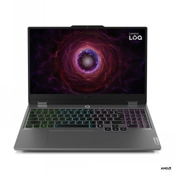 Lenovo LOQ 15ARP10E - Luna Grey - 15.6 " - IPS - FHD - 1920 x 1080 pixels - Anti-glare - AMD Ryzen 7 - 7735HS - 16 GB - SO-DIMM DDR5 - Solid-state drive capacity 512 GB - NVIDIA GeForce RTX 4050 - GDDR6 - 6 GB - Windows 11 Home - 802.11ax - Bluetooth vers
