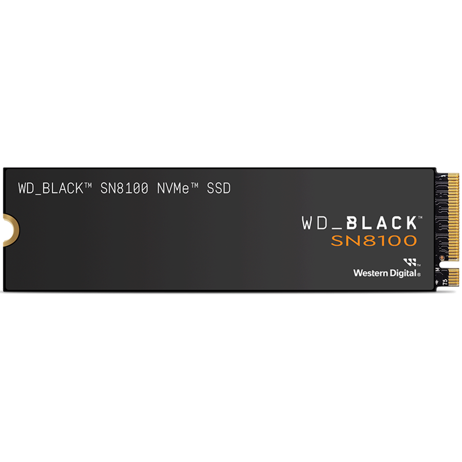 SSD POWERED BY SANDISK WD Black SN8100 1TB M.2 2280 PCIe Gen5 x4 NVMe, Read/Write: 14900/11000 MBps, IOPS 1600K/2400K, TBW: 600