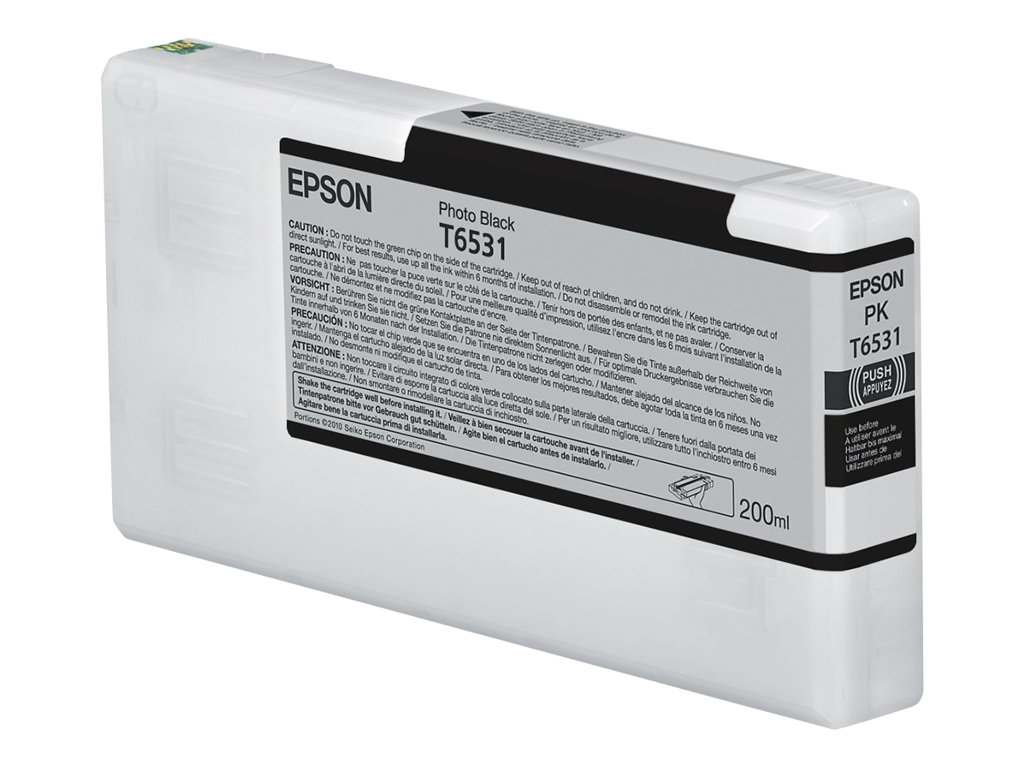 Epson T6531 Photo Black Ink Cartridge (200ml) - Epson T6531 - Ink cartrige - Photo Black