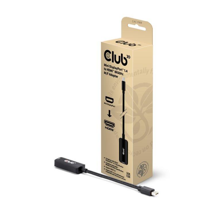 I/O ADAPTER MINI DP TO HDMI/M/F CAC-1188 CLUB3D