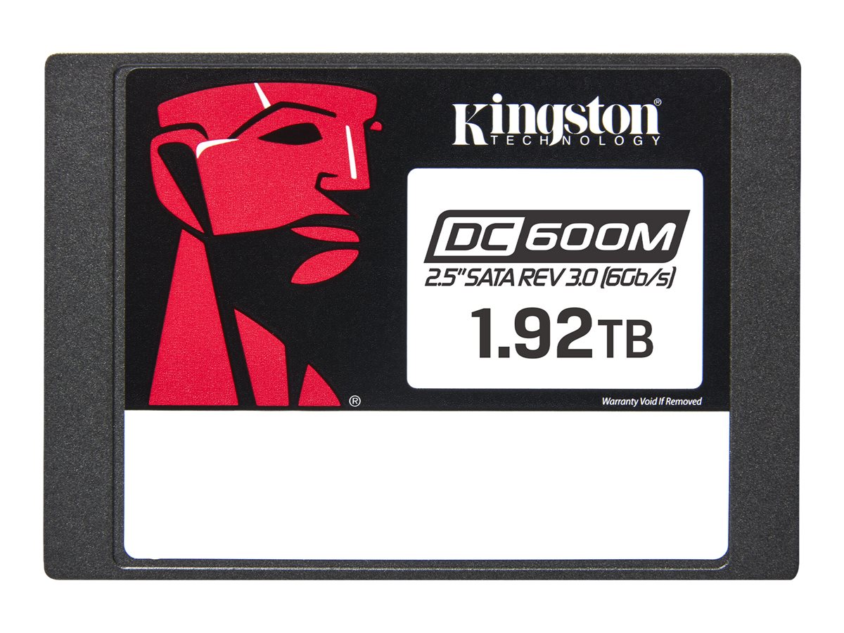 Kingston DC600M - 1920 GB - SSD form factor 2.5" - Solid-state drive interface SATA Rev. 3.0 - Read speed 560 MB/s - Write speed 530 MB/s
