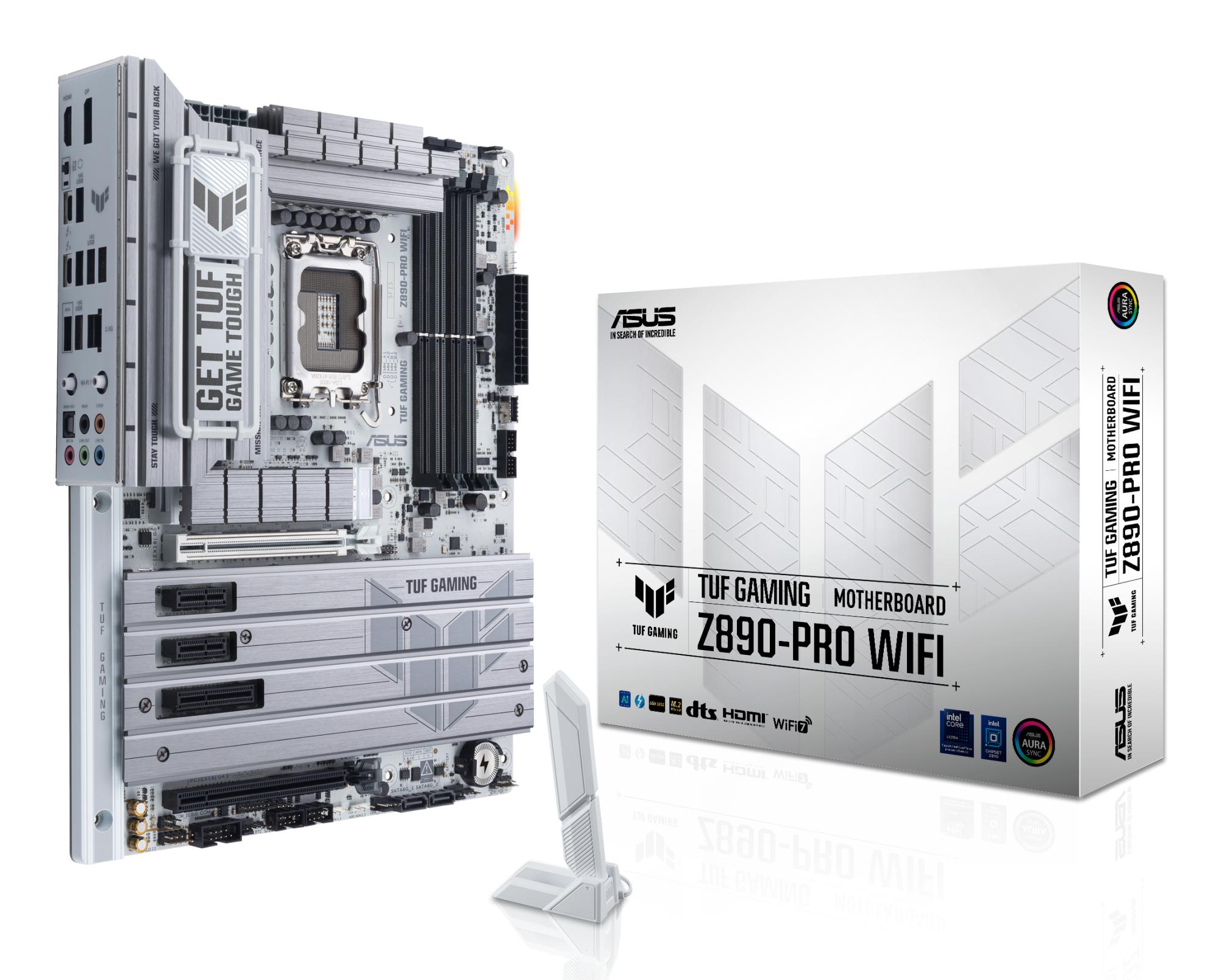 Mainboard|ASUS|Intel Z890|LGA1851|ATX|Memory DDR5|Memory slots 4|TUFGAMINGZ890-PROWIFI