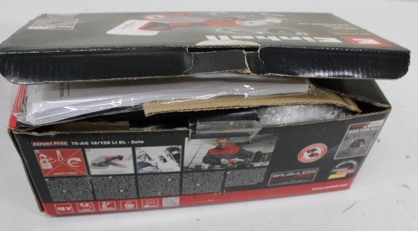 SALE OUT. Einhell Cordless angle grinder EINHELL TE-AG 18/150 BL, Li-Solo, cutting disc 150 mm - DAMAGED PACKAGING