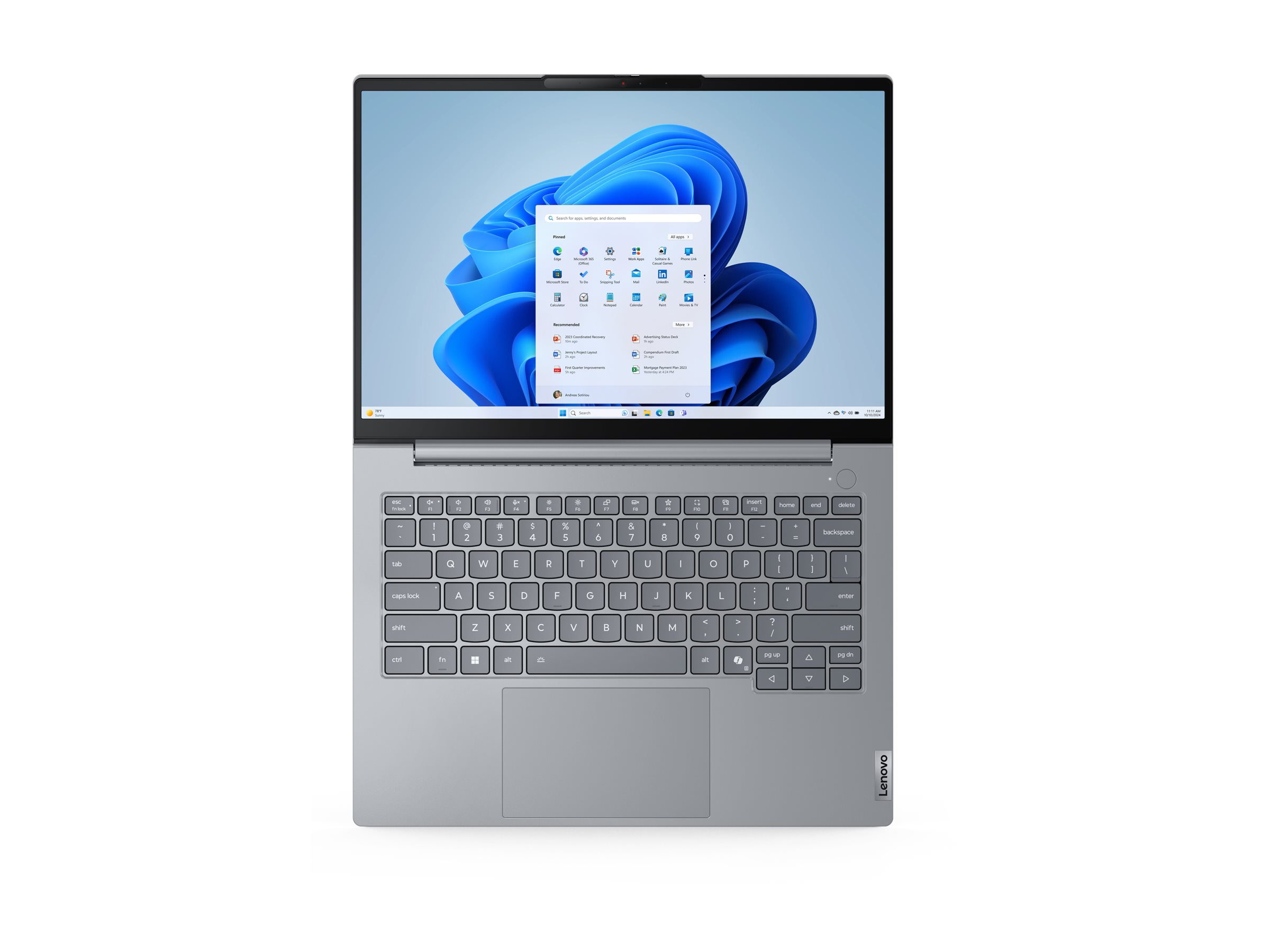 Lenovo ThinkBook 14 Gen 8 IAL 14 WUXGA ULT9-185H/16GB/512GB/Intel Graphics/WIN11 Pro/ENG Backlit kbd/Arctic Grey/FP/2Y Warranty - Lenovo