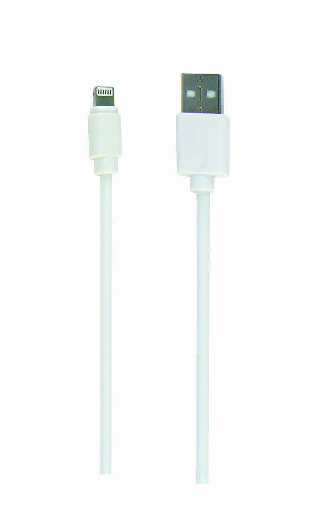 CABLE LIGHTNING TO USB2 2M/WHT CC-USB2-AMLM-2M-W GEMBIRD