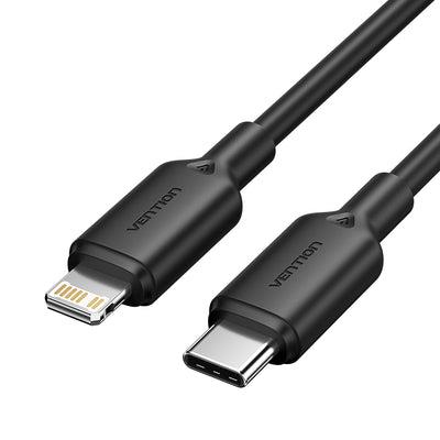 CABLE USB-C TO LIGHTNING/2M BLACK LAKBH VENTION