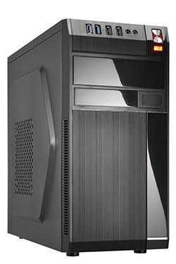 Case|GOLDEN TIGER|Supported motherboard form factors micro ATX|Black|Midi Tower|Baltimore 530|BALTIMORE5302USB2+2USB3