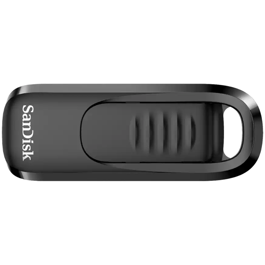 SANDISK Ultra Slider USB Type-C Flash Drive, 128GB USB 3.2 Gen 1 Performance with a Retractable Connector