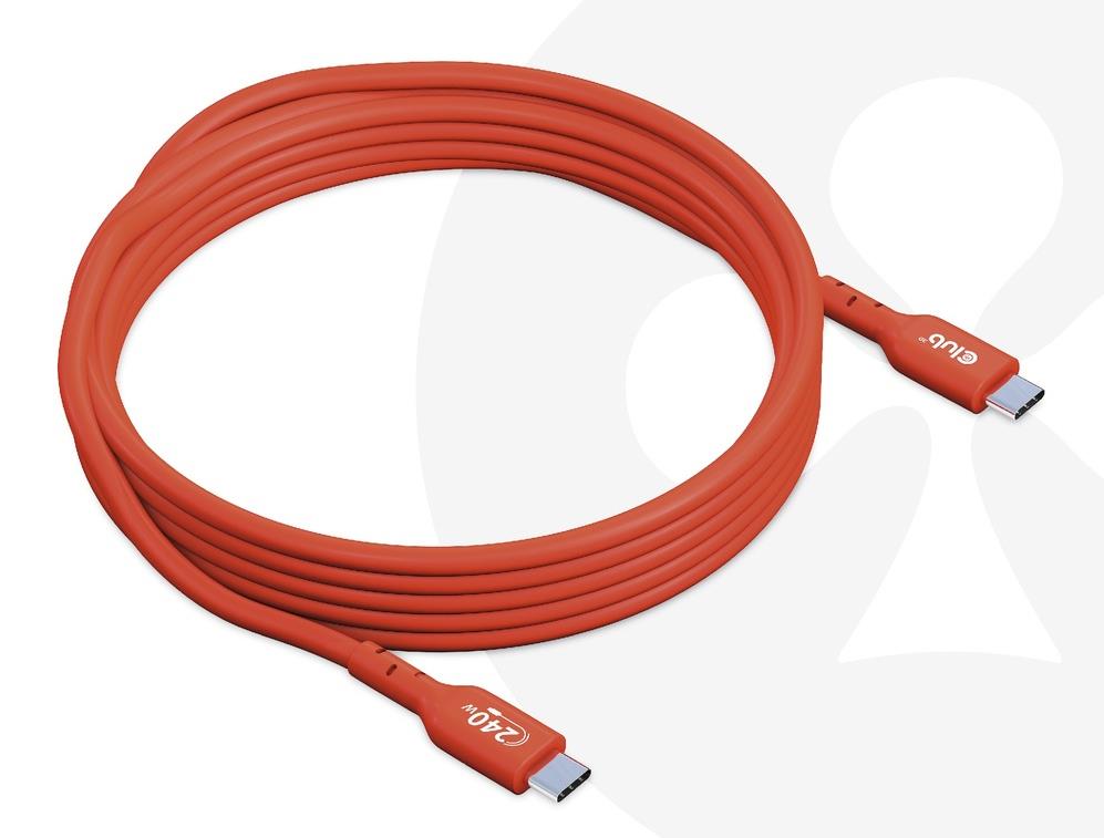 CABLE USB-C TO USB-C 4M/M/M CAC-1515 CLUB3D