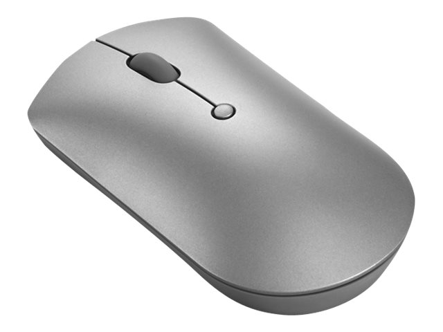 Lenovo - Silent Mouse - 600 - Optical Mouse - Dual-host Bluetooth 5.0 - Iron Grey - 1 year(s)