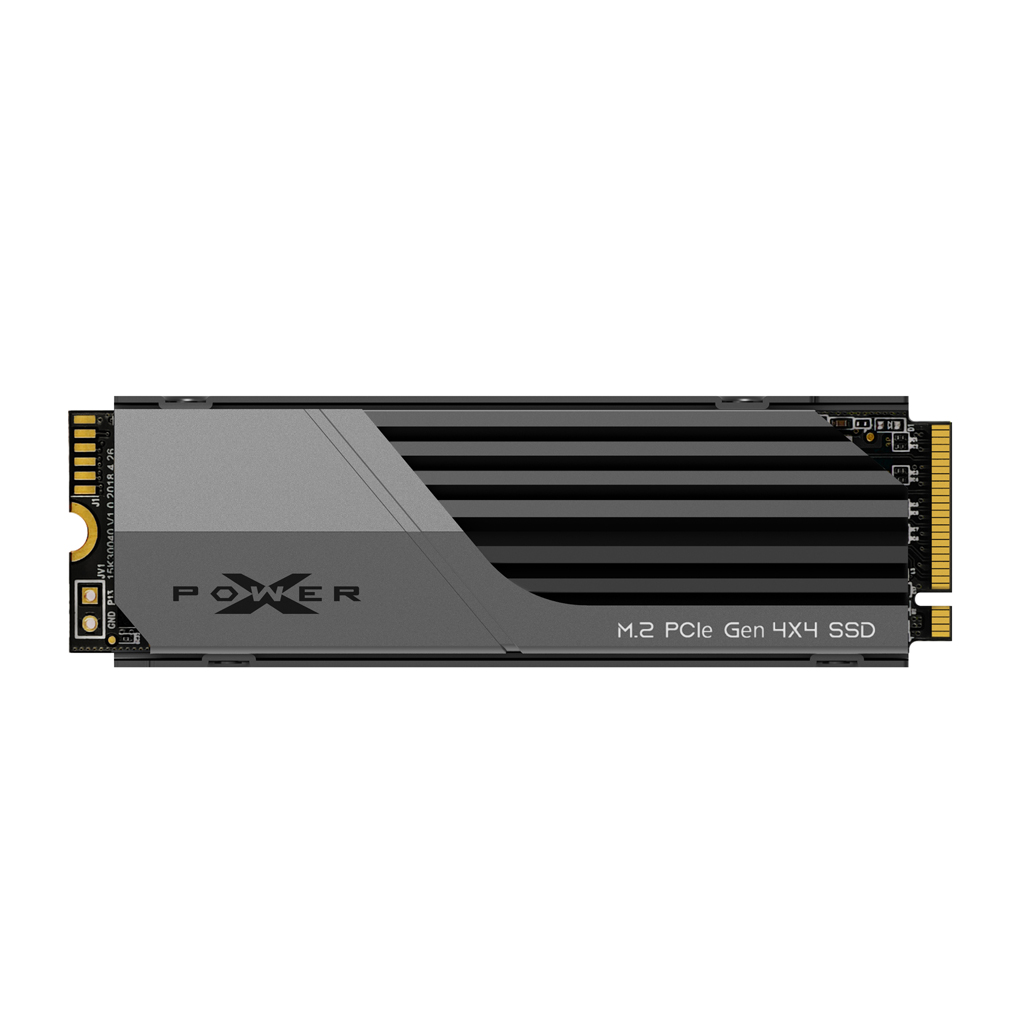 Silicon Power - SSD - XS70 - 1000 GB - SSD form factor M.2 2280 - Solid-state drive interface PCIe Gen4x4 - Read speed 7300 MB/s - Write speed 6800 MB/s