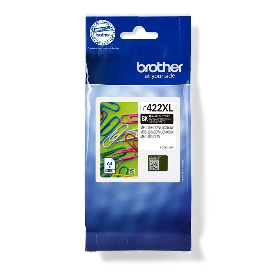 Brother LC422XLBK - Ink Cartridge - Black
