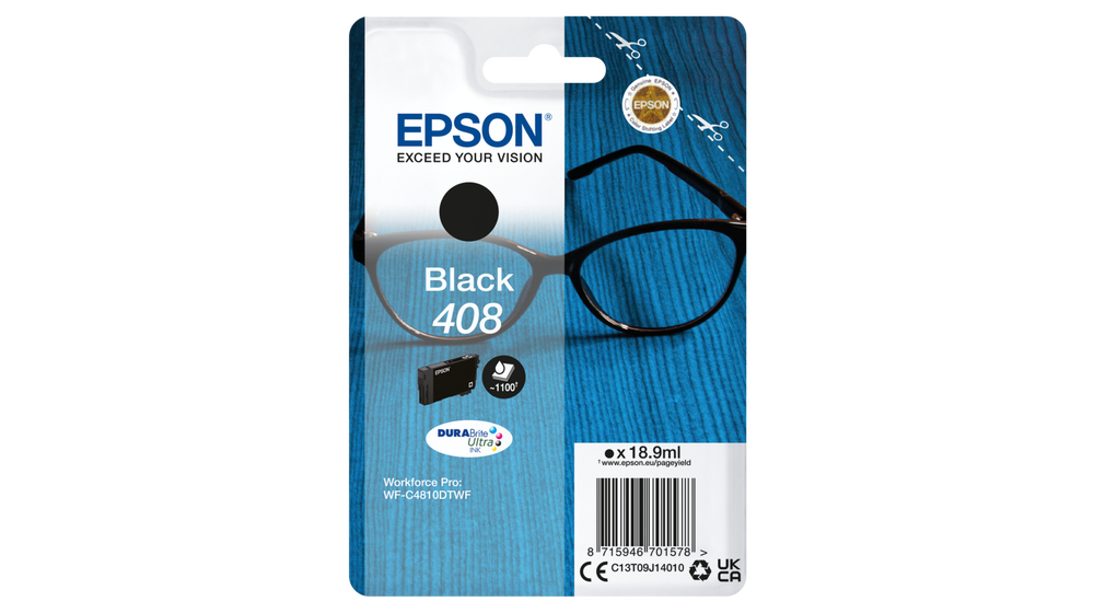 Epson DURABrite Ultra 408L - Ink cartrige - Black