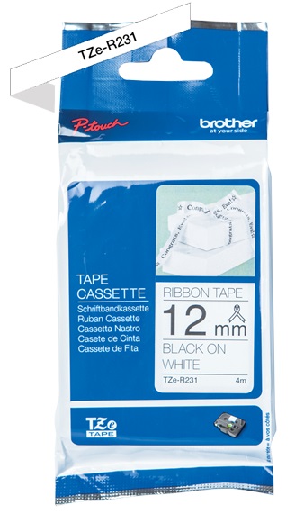 Brother - TZe-R231 - Black on White - TZe - 4 m