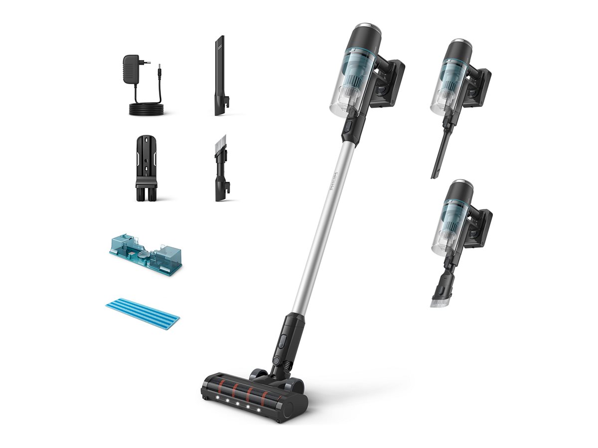 Philips - Vacuum cleaner - XC3131/01 - Cordless operating - 25.2 V - Operating time (max) 60 min - Black/Grey